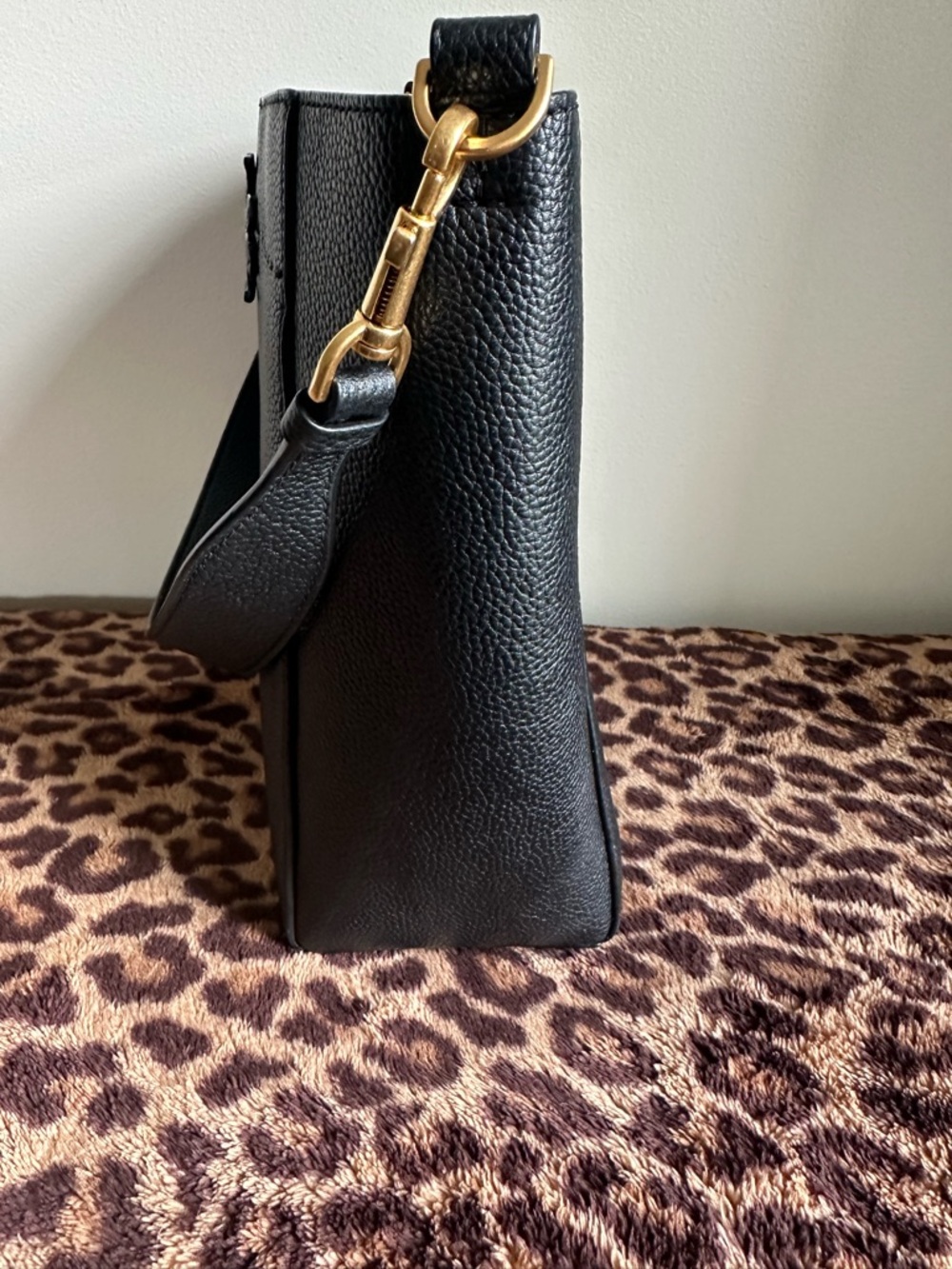 Tory Burch Black Leather Shoulder Bag - Picture 4 of 9